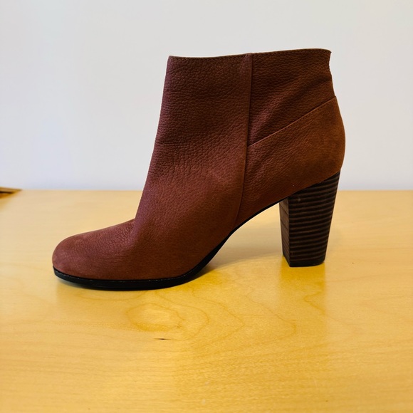 Cole Haan Davenport Ankle Brown Pebble Leather Booties Boots Size 9.5 B - Picture 6 of 12
